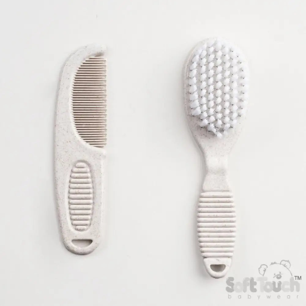 Soft Baby Brush and Comb Set General Not specified White