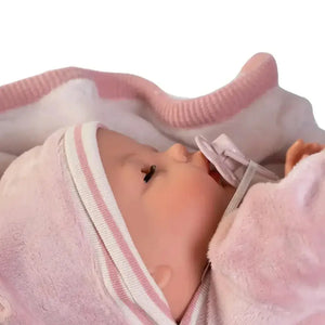 Spanish Re-Born Bimba Blanket Crying Baby Doll (37 cm) Baby Boutique UK