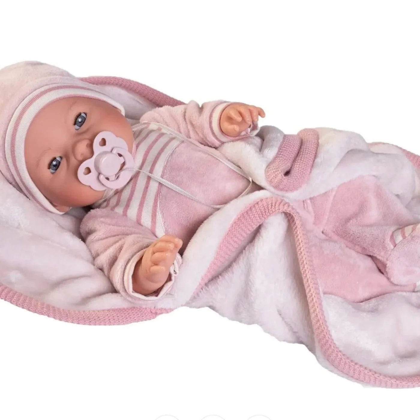 Spanish Re-Born Bimba Blanket Crying Baby Doll (37 cm) Baby Boutique UK