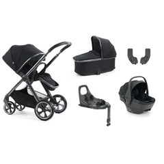 Oyster 4 Carbonite Essentials Travel System with Capsule 360 Car Seat & Rotating ISOFIX Base