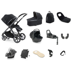 Oyster 4 Carbonite Ultimate Travel System with Capsule 360 Car Seat & Rotating ISOFIX Base