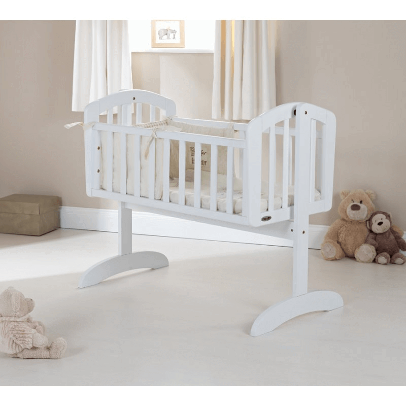 Swinging Crib Sophie in White  Obaby   