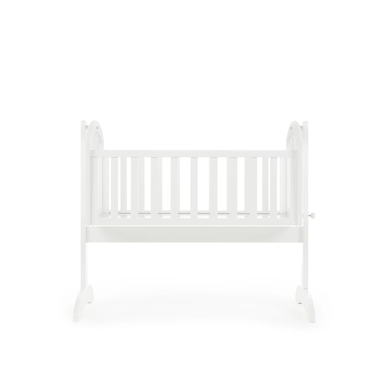 Swinging Crib Sophie in White Obaby