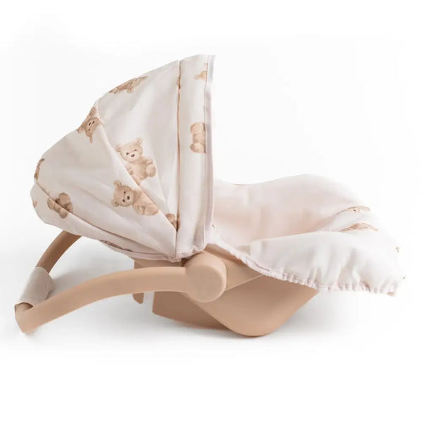 Teddy Doll & Matching Car Seat Bundle Roma Prams