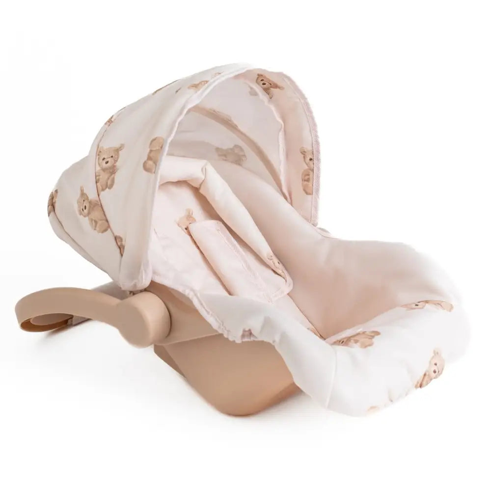 Teddy Doll & Matching Car Seat Bundle Roma Prams