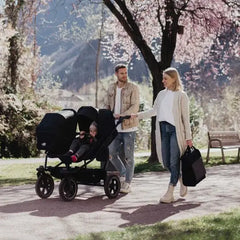 TFK Duo Twin Double Stroller Combi Seat Units - Black