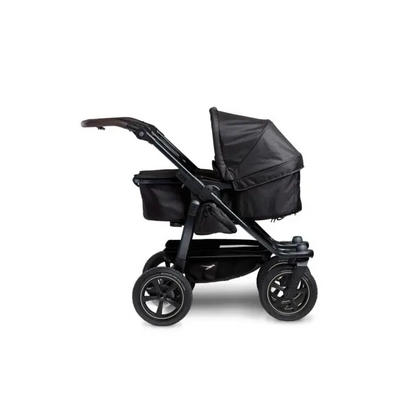TFK Duo Twin Double Stroller Combi Seat Units - Black  TFK Air Chamber Puncture Proof Tyres  