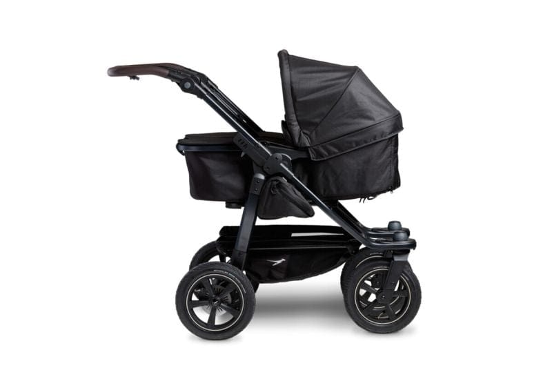 TFK Duo Twin Double Stroller Combi Seat Units - Black  TFK Air Chamber Puncture Proof Tyres  