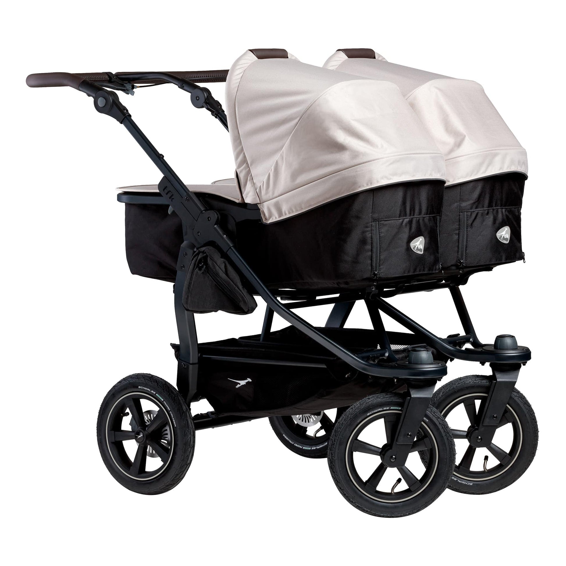 TFK Duo Twin Double Stroller Combi Seat Units - Sand  TFK   