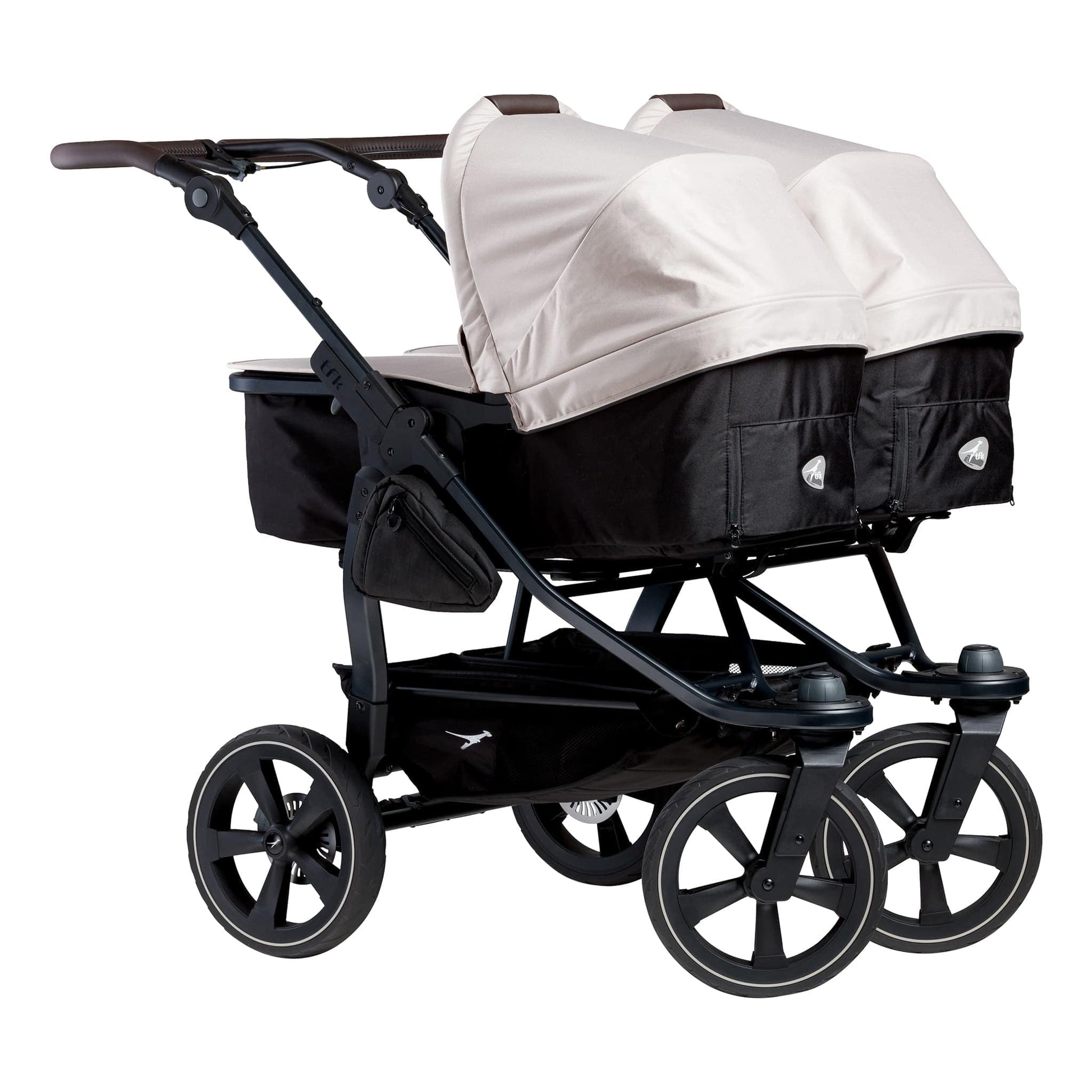 TFK Duo Twin Double Stroller Combi Seat Units - Sand  TFK   