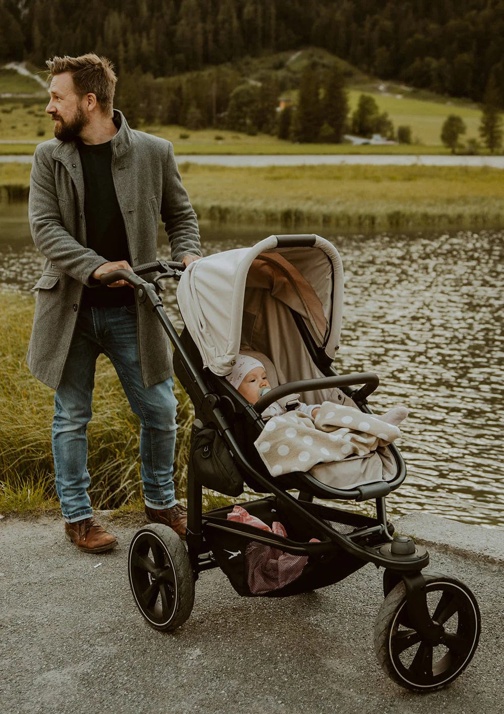 TFK Mono 2 Combi Stroller - Sand  TFK   