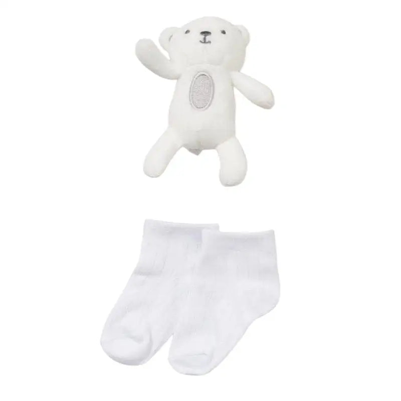 Unisex Baby 4 piece Teddy Box Gift Set rock a bye baby