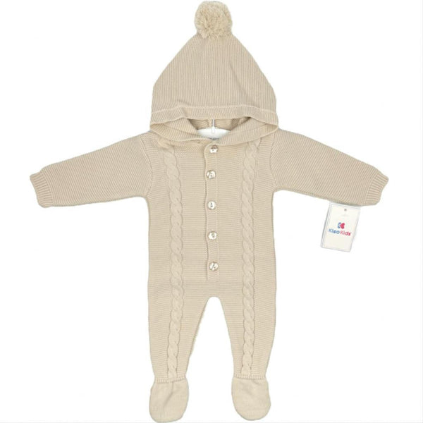 Unisex Baby Beige Pram Suit Not specified