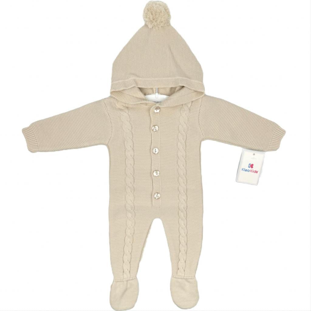 Unisex Baby Beige Pram Suit Not specified