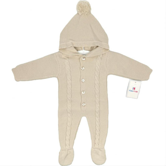 Unisex Baby Beige Pram Suit Not specified