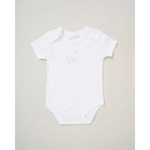 Unisex Baby Duck 5 Piece Layette Set – White & Grey