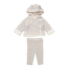 Unisex Baby Grey 2PC Sherpa Lined Jacket & Pants