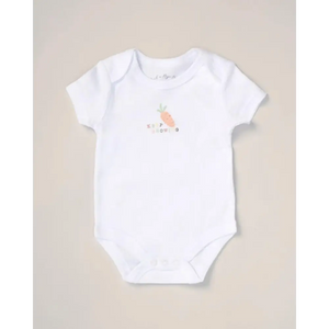 Unisex Baby “Keep Growing” 5 Piece Layette Set – White