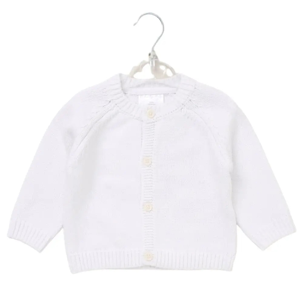 Unisex Baby Knitted Cardigan - Little One rock a bye baby