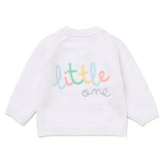 Unisex Baby Knitted Cardigan - Little One