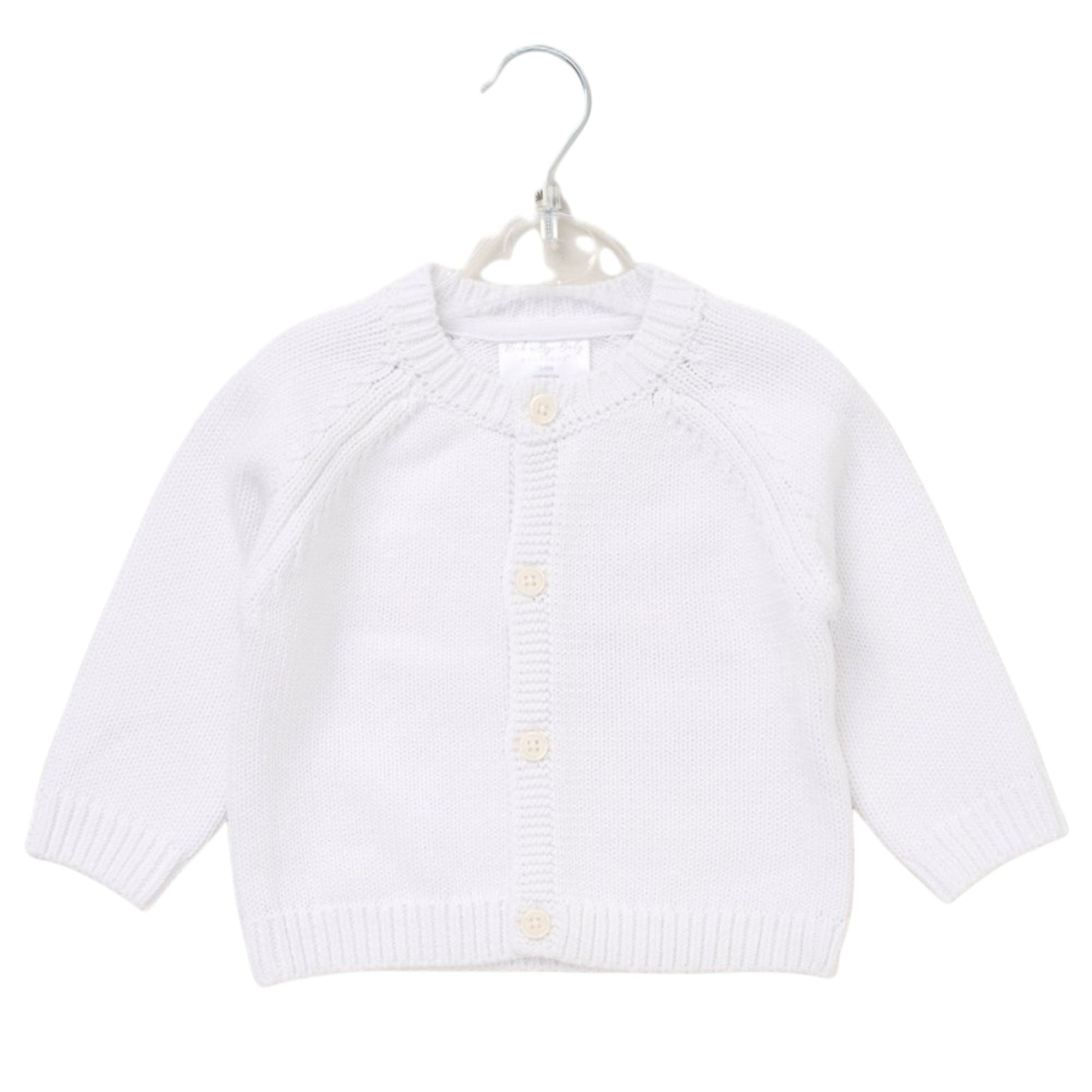 Unisex Baby Knitted Cardigan - Little One rock a bye baby