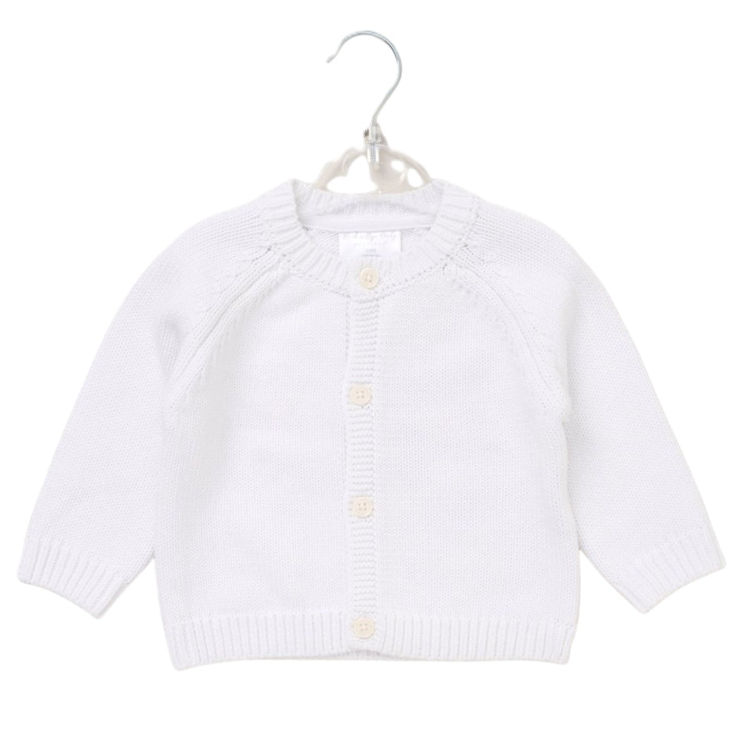 Unisex Baby Knitted Cardigan - Little One rock a bye baby