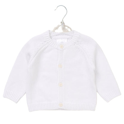 Unisex Baby Knitted Cardigan - Little One rock a bye baby