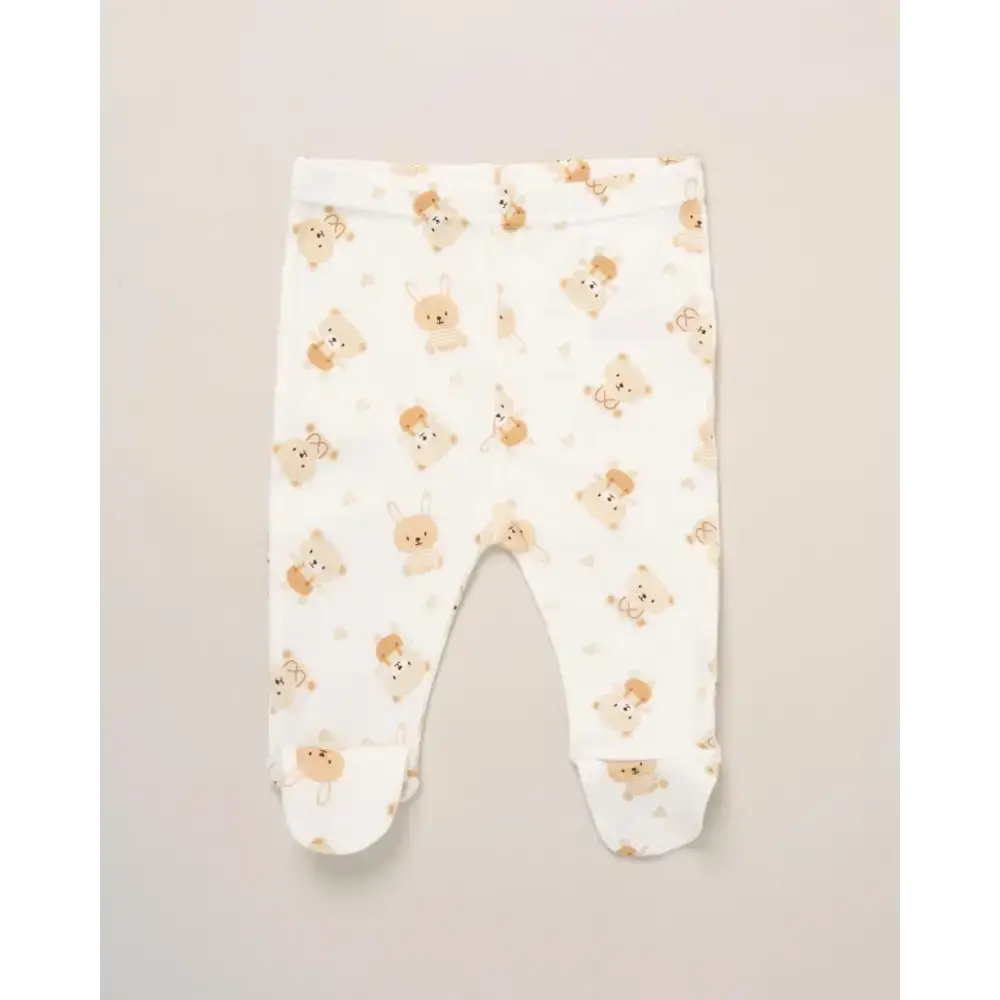 Unisex Baby Layette Set with Bears Design and Memory Book rock a bye baby