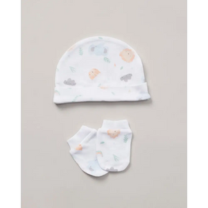 Unisex Baby “Little One” Animal 5 Piece Layette Set