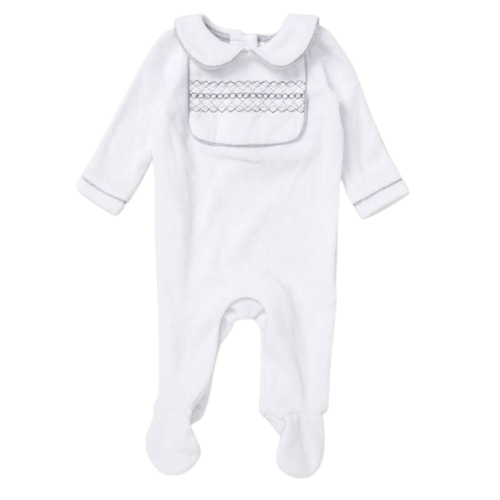 Unisex Baby Super Soft Velour Sleepsuit General rock a bye baby   