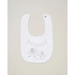 Unisex Baby White & Grey Elephants 5 Piece Set