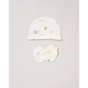 Unisex ’Hello Baby Safari’ 5 Piece Layette Set