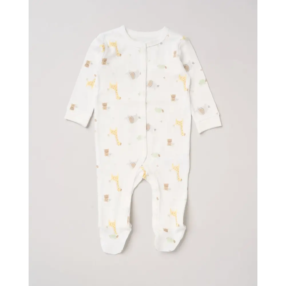 Unisex ’Hello Baby Safari’ 5 Piece Layette Set