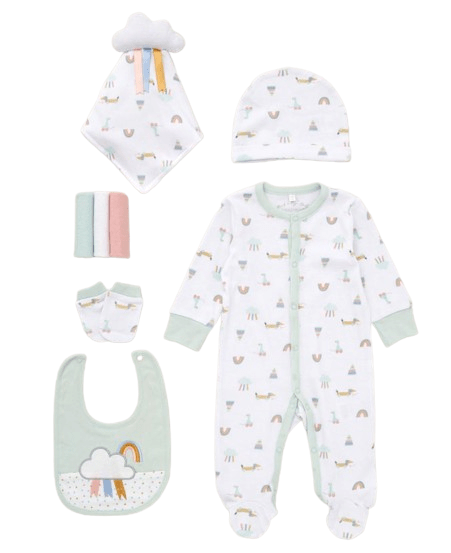 Unisex Layette Rainbow Set General rock a bye baby   