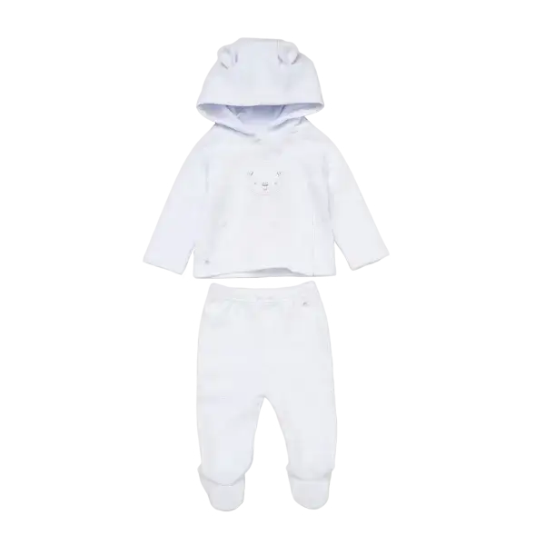 Unisex Teddy Hooded Two Piece Set rock a bye baby