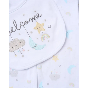 Unisex ’Welcome’ 5 Piece Layette Set