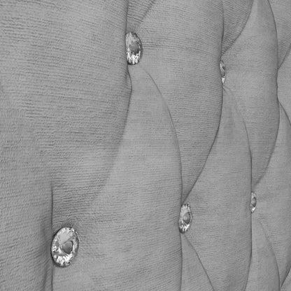 Velvet Luxury Deluxe Chesterfield Style Padded Cot Bed  Babymore   