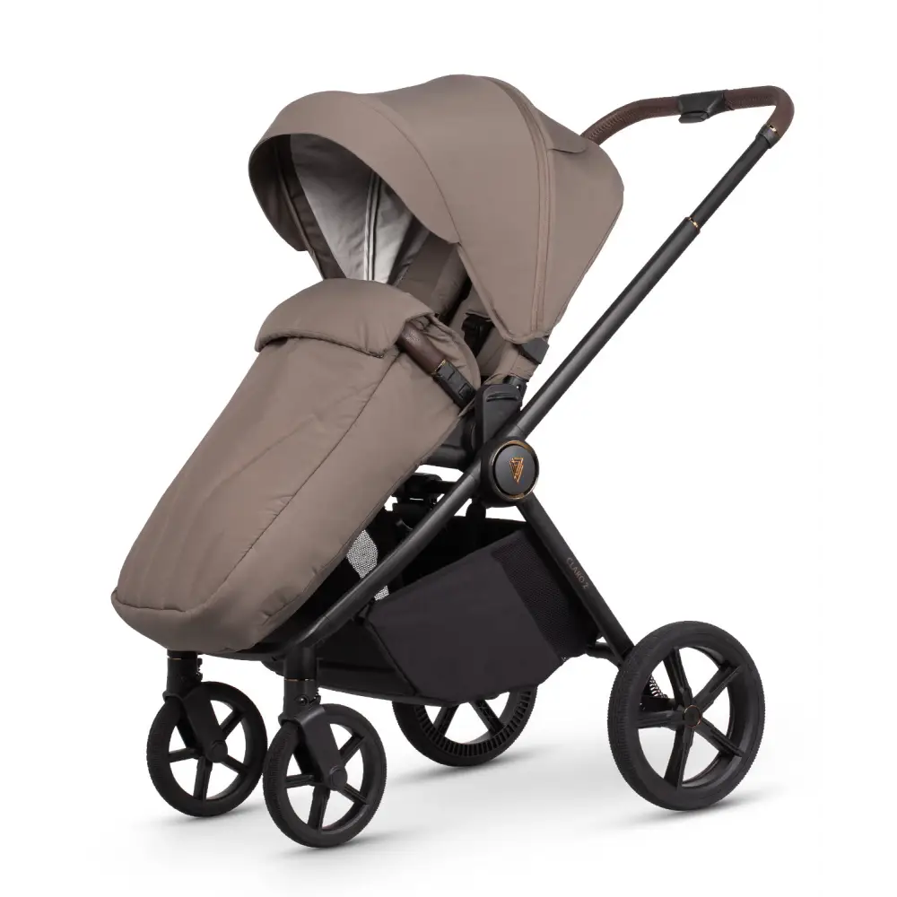 Venicci Claro 2 Almond 4-in-1 Travel System with Rotating Isofix Base