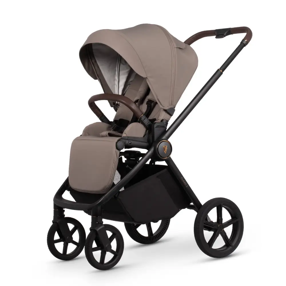 Venicci Claro 2 Almond 4-in-1 Travel System with Rotating Isofix Base
