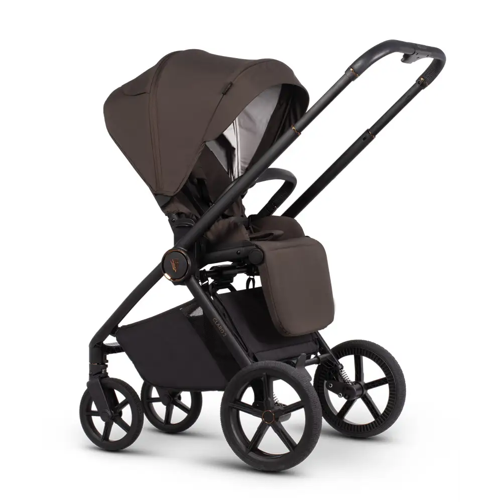 Venicci Claro 2 Chocolate 4-in-1 Travel System with Rotating Isofix Base