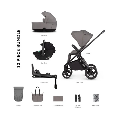 Venicci Claro 2 Fog 4-in-1 Travel System with Rotating Isofix Base