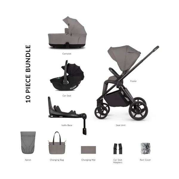 Venicci Claro 2 Fog 4-in-1 Travel System with Rotating Isofix Base