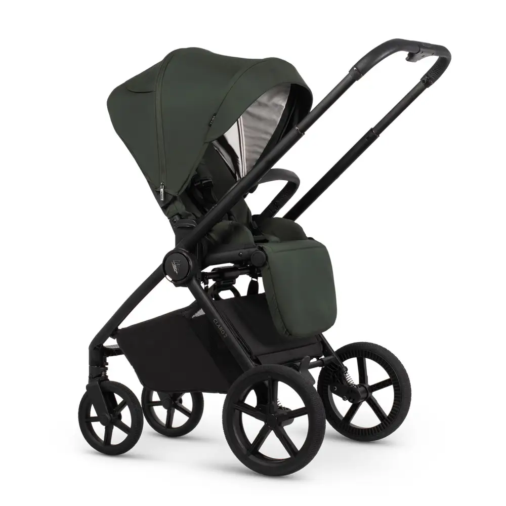 Venicci Claro 2 Forest Green 4-in-1 Travel System with Rotating Isofix Base