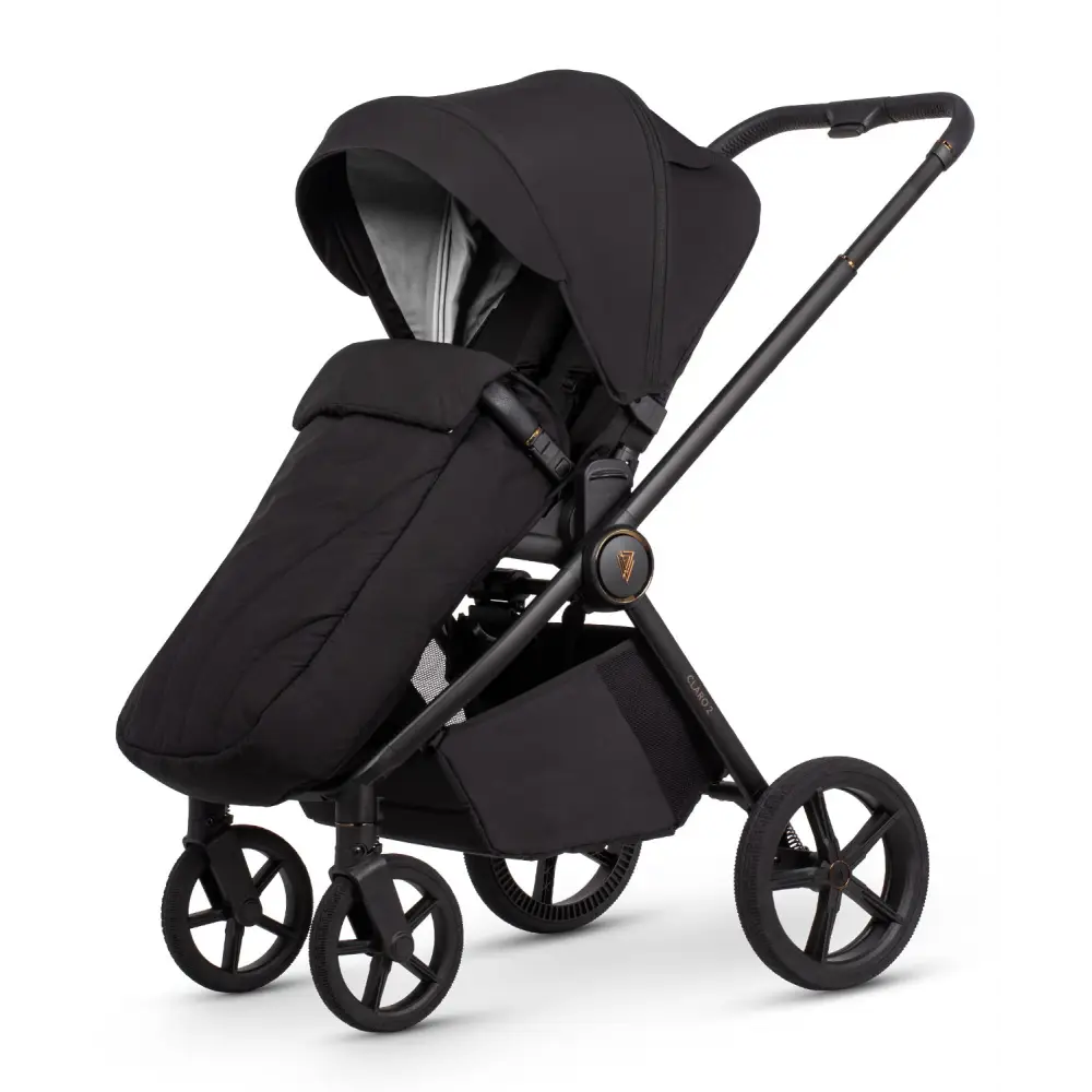 Venicci Claro 2 Noir Black 3-in-1 Travel System UK | With Tiago Car Seat