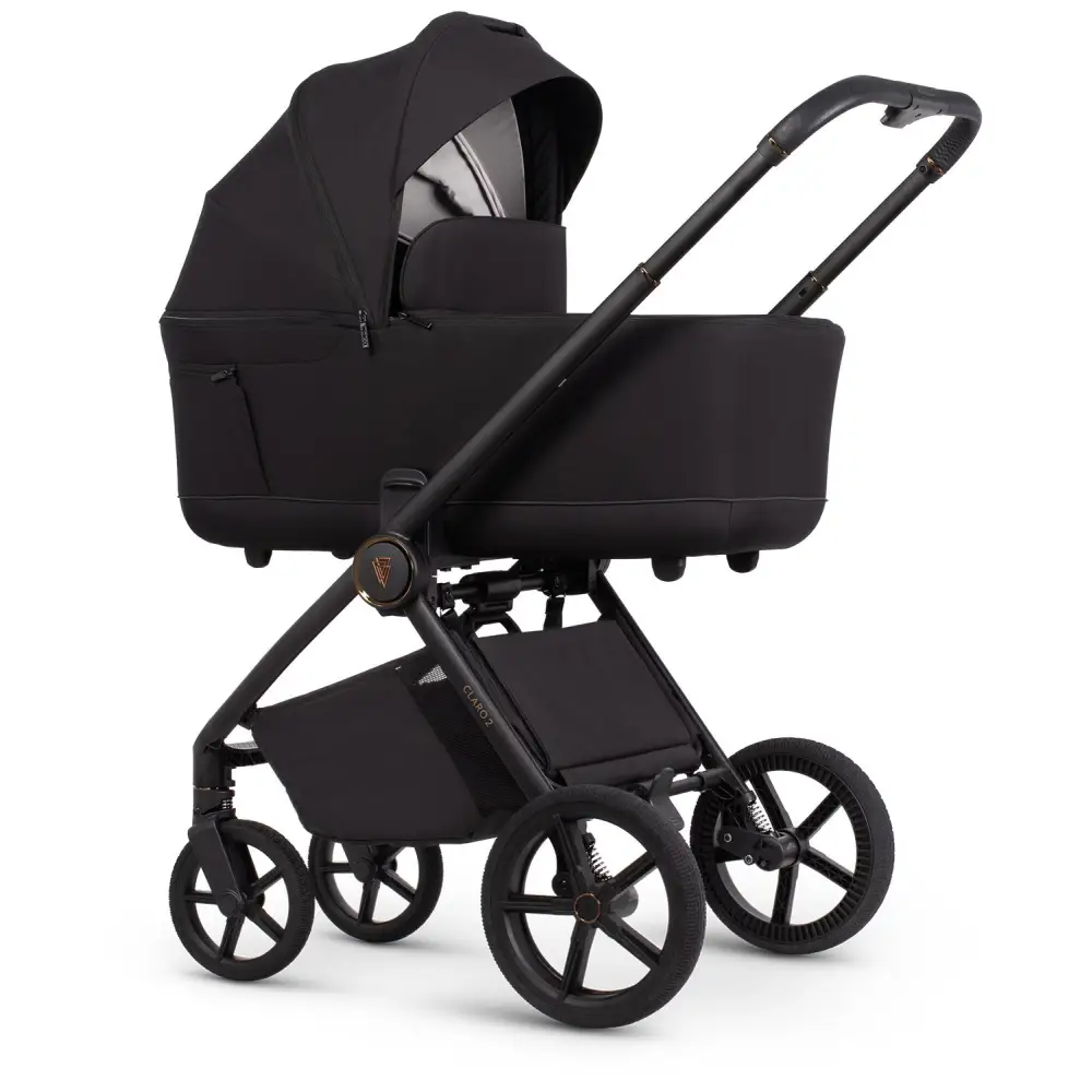 Venicci Claro 2 Noir Black 3-in-1 Travel System UK | With Tiago Car Seat