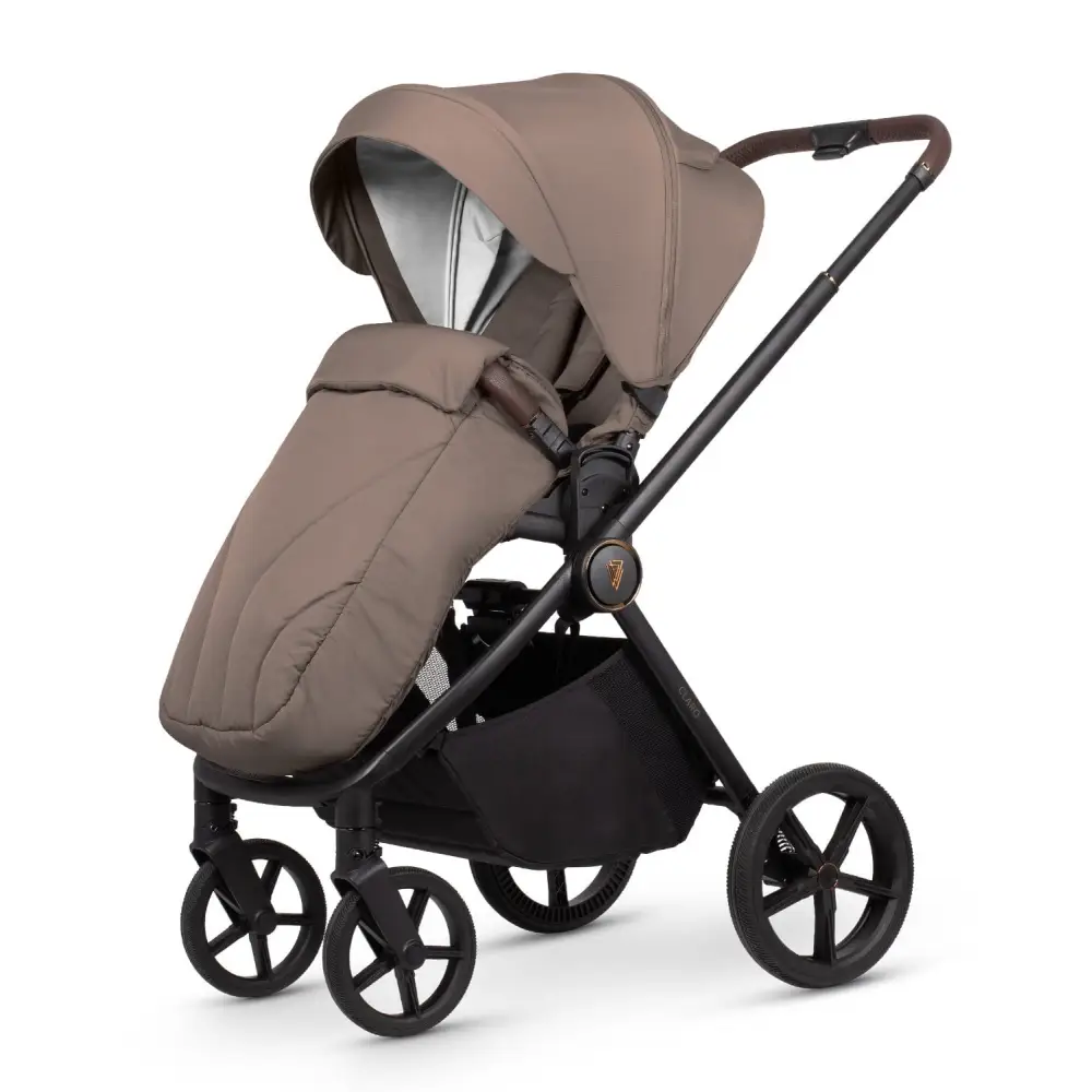 Venicci Claro 3 in 1 including Beige Tiago and 360 Isofix Base - Almond General Venicci