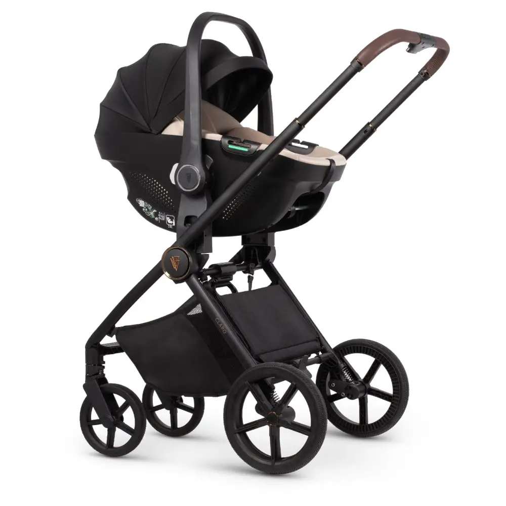 Venicci Claro 3 in 1 including Beige Tiago and 360 Isofix Base - Almond General Venicci