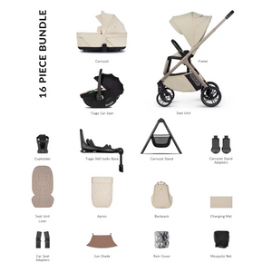 Venicci Tila Sabbia 4-in-1 Plus with i-Size Car Seat + 360° Base