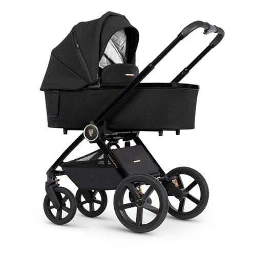 Venicci Tinum Upline All Black Pram 2 in 1 Bundle  Venicci   