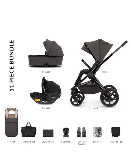 Venicci Tinum Upline SE 3 in 1 Travel System Bundle - Lava  Venicci   